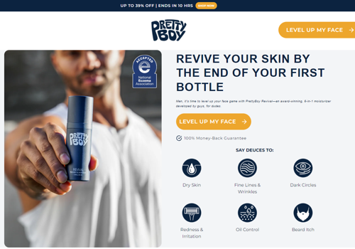 Conversion Optimization Package Example: Yo PrettyBoy Long Form Conversion LP Using Replo