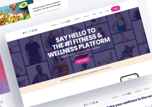 Web Development Package Example: FitOn