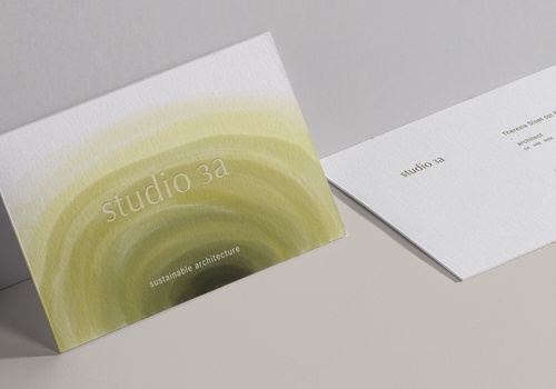 Branding Package Example: Studio 3a - Sustainable Architecture