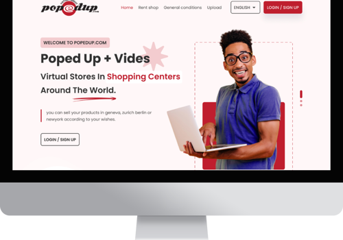 Web Development Package Example: Virtual store: Popedup