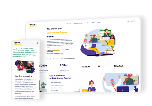 Web Development Package Example: Locus Quest