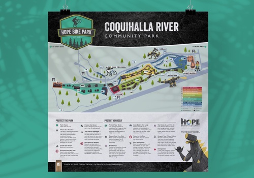 Other Design Package Example: Hope Bike Park Signage