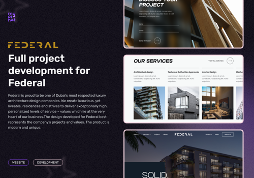 Product Design Package Example: Full project development for Federal-ec