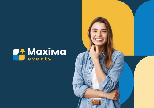 Web Design Package Example: Maxima Events Brand, Web Design, Graphic Design