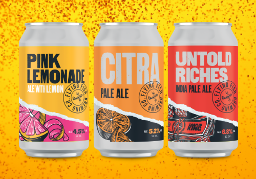 Branding Package Example: Flying Fish Brewing Co. Rebrand & Packaging