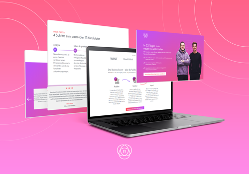 Web Design Package Example: Recruitment Circle Website