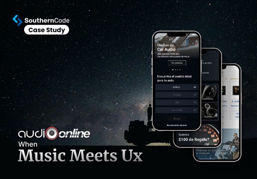UX/UI Design Package Example: Audio Car - Ecommerce Redesign