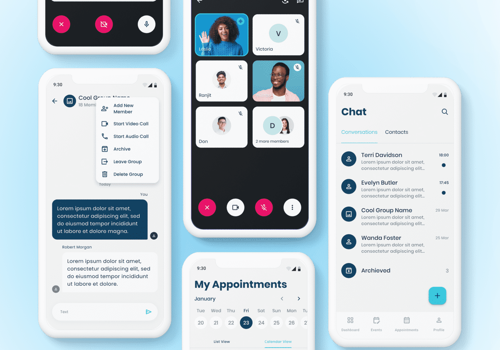 UX/UI Design Package Example: TopflightCare - White Label Telehealth Platform