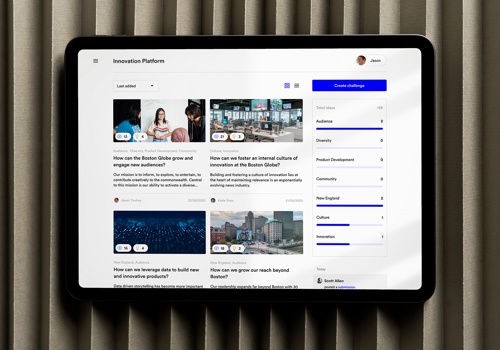 Product Design Package Example: Innovation platform