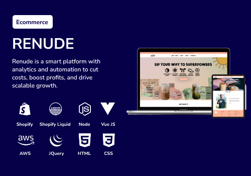 E-Commerce Development Package Example: Renude