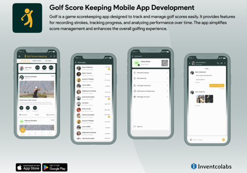 Mobile App Development Package Example: Golf Score Keeping Mobile App Development