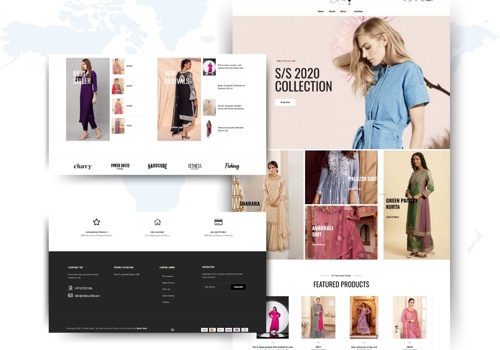 Web Development Package Example: Alia By Zaidis E-Commerce Website