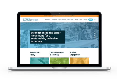 Web Development Package Example: UC Berkeley Labor Center