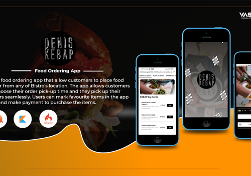 Mobile App Development Package Example: Denis Kebab - Food Ordering App