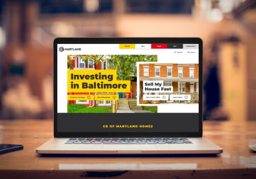 UX/UI Design Package Example: CR of Maryland Rebrand & Website