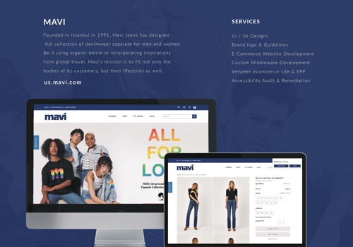E-Commerce Development Package Example: Mavi