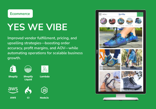 E-Commerce Development Package Example: Yes We Vibe