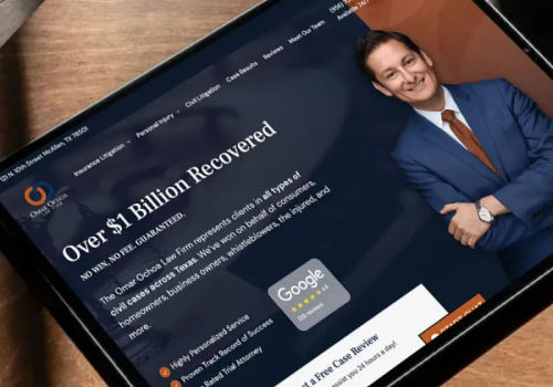 Search Engine Optimization Package Example: 900% Lead Growth — Omar Ochoa Law Case Study