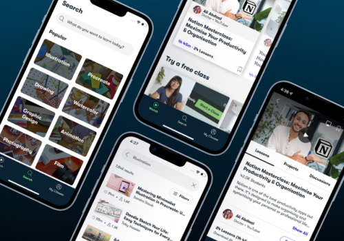 Mobile App Development Package Example: Skillshare