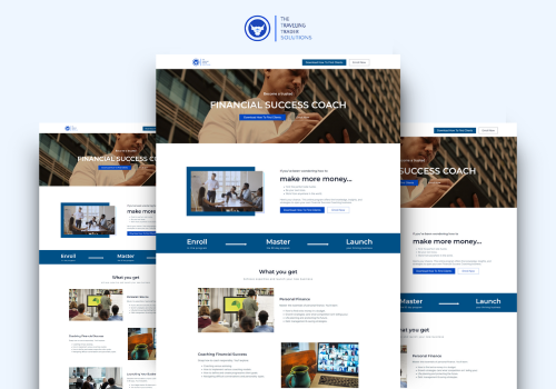 Web Design Package Example: The Traveling Trader Solutions