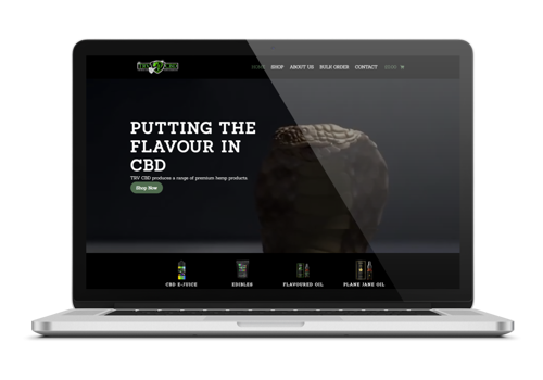 Web Development Package Example: TRV CBD: Enhanced Digital Presence for Organic CBD