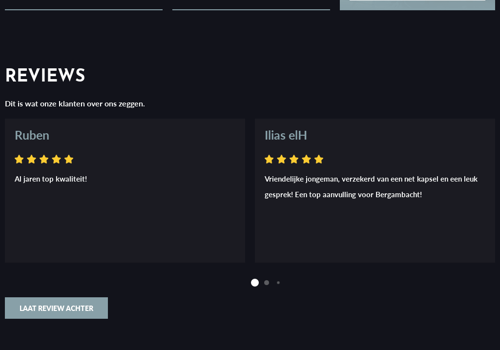 Web Design Package Example: Website + Booking System for Stylish Barbershop
