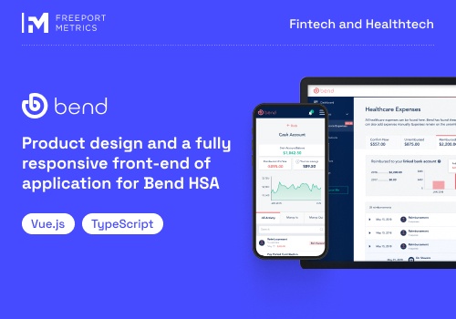 UX/UI Design Package Example: Fully responsive front-end of App