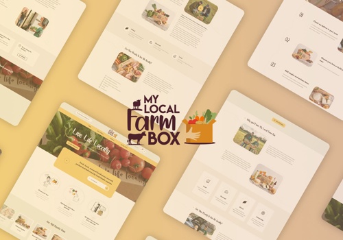 Web Design Package Example: My Local Farm Box