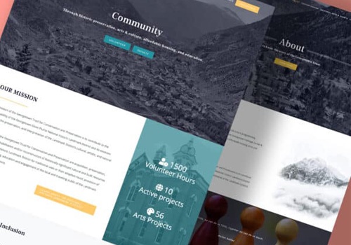 Web Design Package Example: Georgetown Trust Website Design