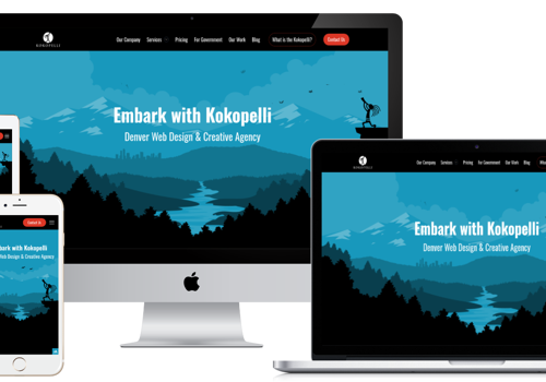 Web Design Package Example: Kokopelli Agency Website