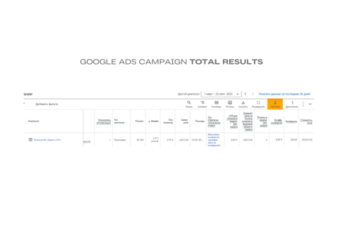 Pay Per Click Package Example: Google Ads | B2B | 45$ CPL