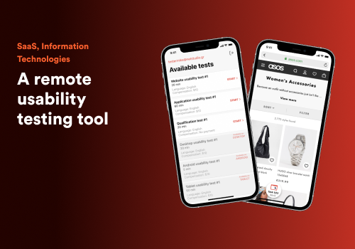 Mobile App Development Package Example: Userfeel: a remote usability testing tool