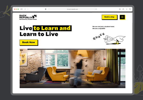 Web Design Package Example: Website for - DuckRepublic