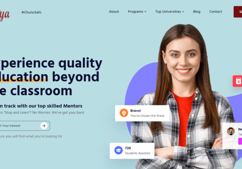 Social Media Marketing Package Example: Website Development