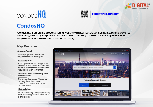 Web Development Package Example: Condos Headquarters Website
