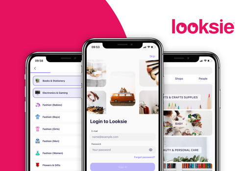 Mobile App Development Package Example: Looksie