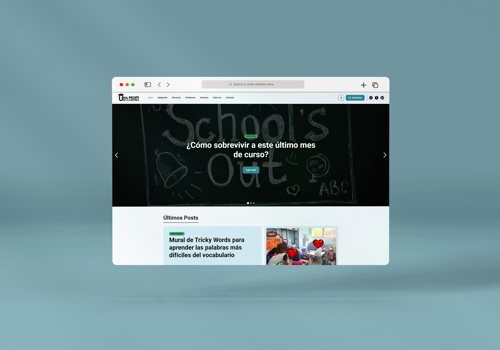 UX/UI Design Package Example: Una Profe en tu Mochila