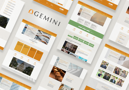 UX/UI Design Package Example: Gemini Legal - Website
