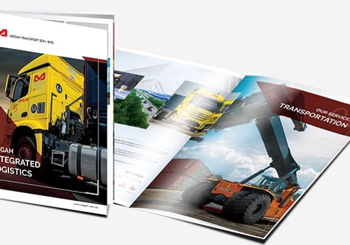 Graphic Design Package Example: Company profile for a leading logistic, Megah