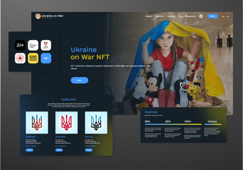 Blockchain Package Example: Ukraine NFT