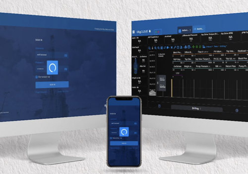 Web Design Package Example: Cloud-based drilling system