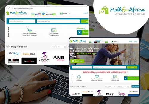 Web Development Package Example: DHL - Innovation in retail industry MallforAfrica