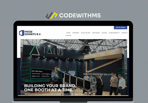 Web Design Package Example: Messe BV