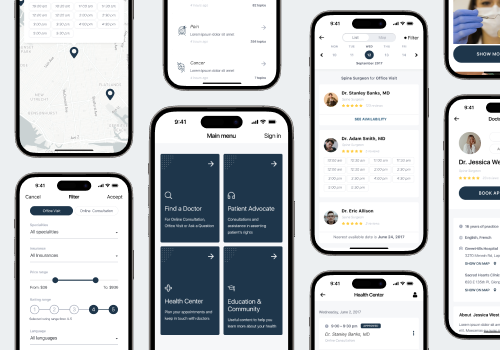 Web Design Package Example: Medicster - MedTech USA platform