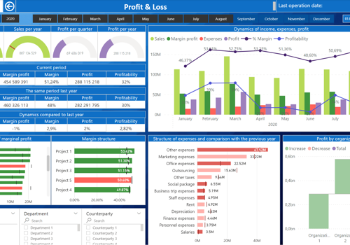 BI & Big Data Consulting & SI Package Example: Power BI in Energy Industry