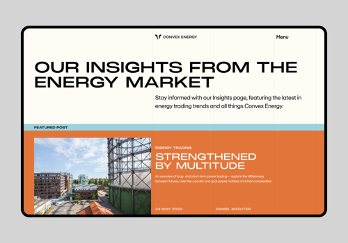 Branding Package Example: Convex Energy ~ Branding + Web Design