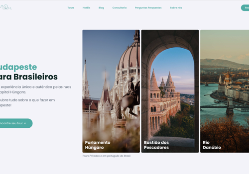 Branding Package Example: Tour Guide Website