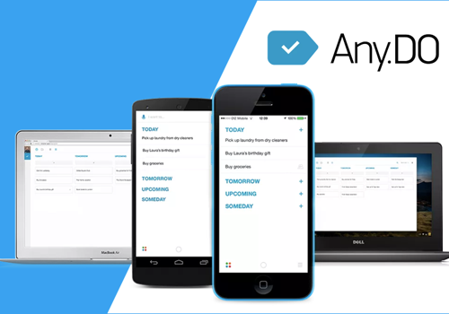 Mobile App Development Package Example: Any.do