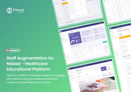 Custom Software Development Package Example: Staff Augmentation for Nabed - Healthcare Platform