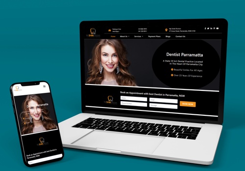 Web Design Package Example: My Smile Doctors - Dental Services